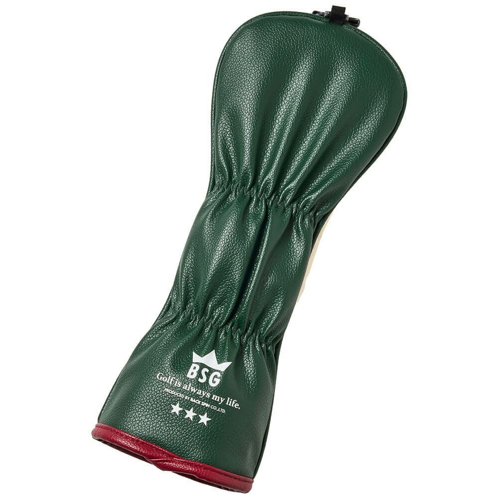 バックスピンゴルフ BACK SPIN! GOLF　ストライプ フェアウェイウッド用 ヘッドカバー BSBE01H516 GRIV グリーン/アイボリー　2025年モデル　詳細2