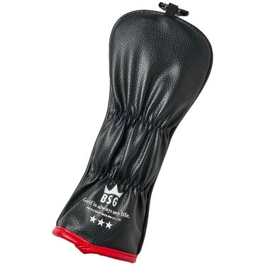 バックスピンゴルフ BACK SPIN! GOLF　ストライプ ユーティリティ用 ヘッドカバー BSBE01H517 WHBK ホワイト/ブラック　2025年モデル　詳細2