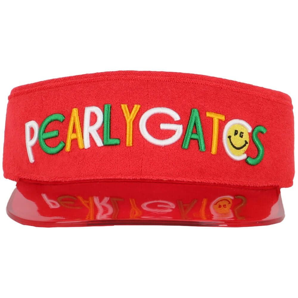 パーリーゲイツ PEARLY GATES　クリアブリムバイザー 053-5287604 100 レッド　2025年モデル　詳細4