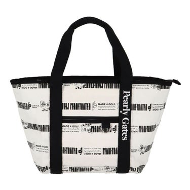 パーリーゲイツ PEARLY GATES　ボーダー柄 ロッカーバッグ 053-5181501 031 ホワイト　2025年モデル