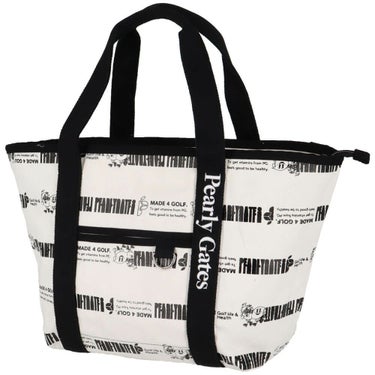 パーリーゲイツ PEARLY GATES　ボーダー柄 ロッカーバッグ 053-5181501 031 ホワイト　2025年モデル　詳細2