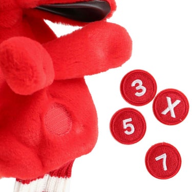 パーリーゲイツ PEARLY GATES　Bio うさぎ フェアウェイウッド用 ヘッドカバー 053-5184506 100 レッド　2025年モデル　詳細5