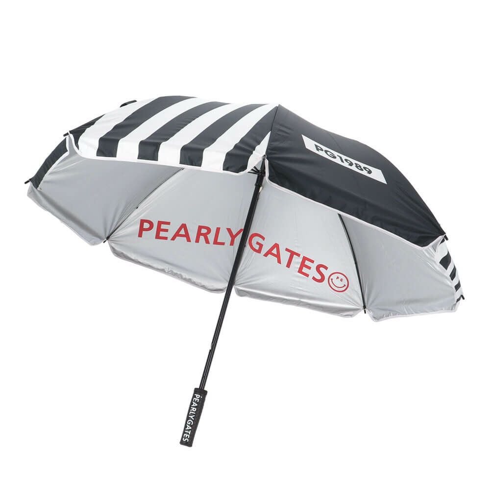 パーリーゲイツ PEARLY GATES ストライプ柄 UV アンブレラ 053-5184515 121 ネイビー 2025年モデル