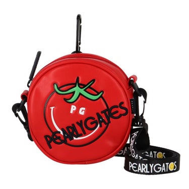 パーリーゲイツ PEARLY GATES　ベジタブル型 マルチ ショルダーポーチ 053-5284601 100 レッド　2025年モデル