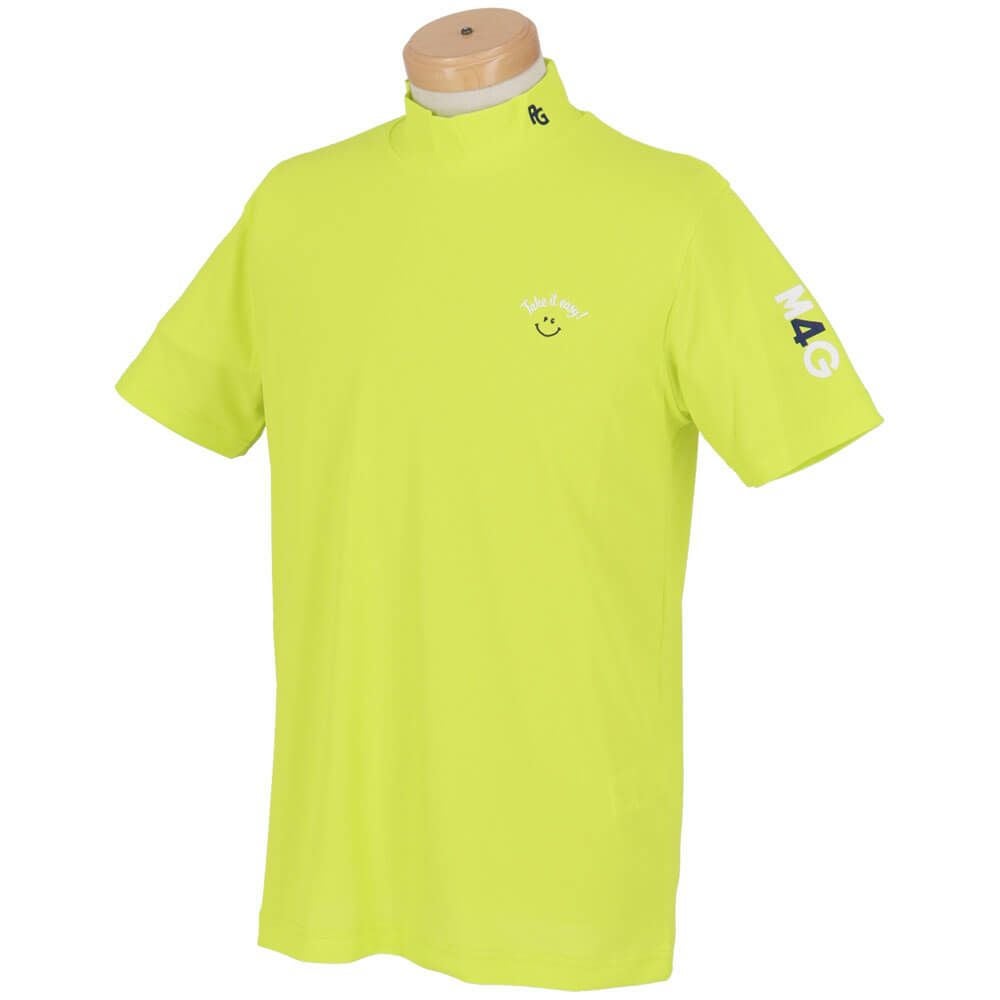 パーリーゲイツ PEARLY GATES　メンズ ハニカム 鹿の子 半袖 モックネックシャツ 053-5267601　2025年モデル 詳細7