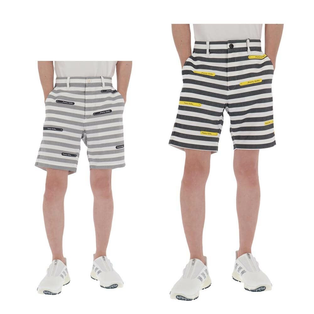パーリーゲイツ PEARLY GATES　メンズ ボーダー柄 ストレッチ ショートパンツ 053-5132513　2025年モデル 詳細1