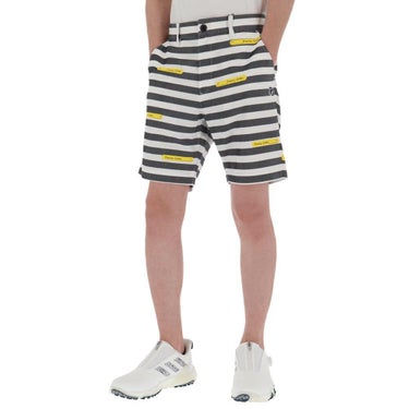 パーリーゲイツ PEARLY GATES　メンズ ボーダー柄 ストレッチ ショートパンツ 053-5132513　2025年モデル 詳細3