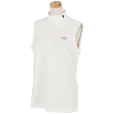 パーリーゲイツ PEARLY GATES　レディース ハニカム 鹿の子 スリーブレス モックネックシャツ 055-5267612　2025年モデル 詳細7