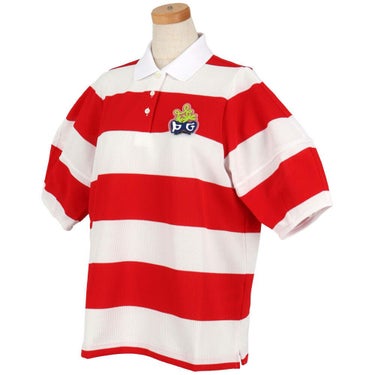 パーリーゲイツ PEARLY GATES　レディース 切替ボーダー 半袖 ポロシャツ 055-5160510　2025年モデル 詳細3