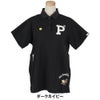 パーリーゲイツ PEARLY GATES　レディース ワッフルメッシュ 半袖 ポロシャツ 055-5160514　2025年モデル ダークネイビー