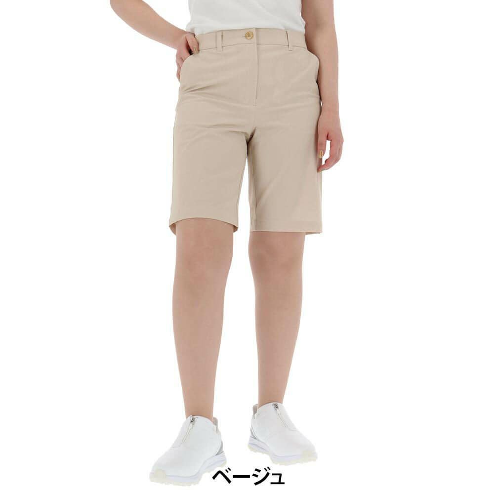 マンシングウェア Munsingwear レディース サッカーストライプ柄 ストレッチ ショートパンツ MG5SHP81L 2025年モデル