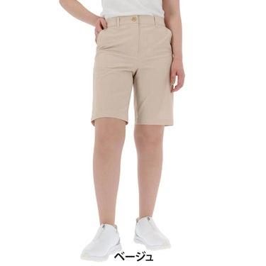 マンシングウェア Munsingwear　レディース サッカーストライプ柄 ストレッチ ショートパンツ MG5SHP81L　2025年モデル 詳細2