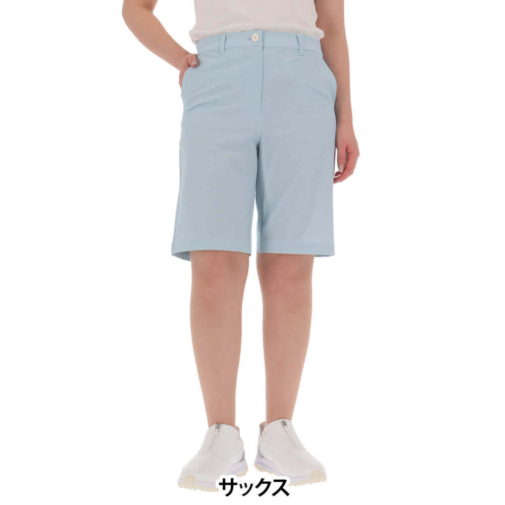 マンシングウェア Munsingwear　レディース サッカーストライプ柄 ストレッチ ショートパンツ MG5SHP81L　2025年モデル 詳細12