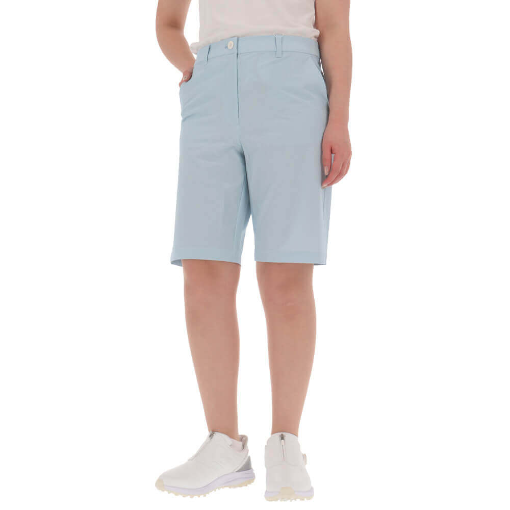 マンシングウェア Munsingwear　レディース サッカーストライプ柄 ストレッチ ショートパンツ MG5SHP81L　2025年モデル 詳細14
