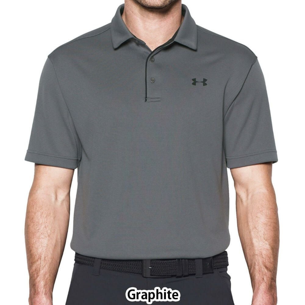 アンダーアーマー UNDER ARMOUR　メンズ 4WAYストレッチ UVケア 半袖 ポロシャツ 1290140 040 Graphite（040）