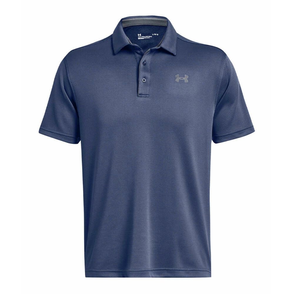 アンダーアーマー UNDER ARMOUR　メンズ 4WAYストレッチ UVケア 半袖 ポロシャツ 1290140 045 Downpour Gray/Pitch Gray Downpour-Gray（045）