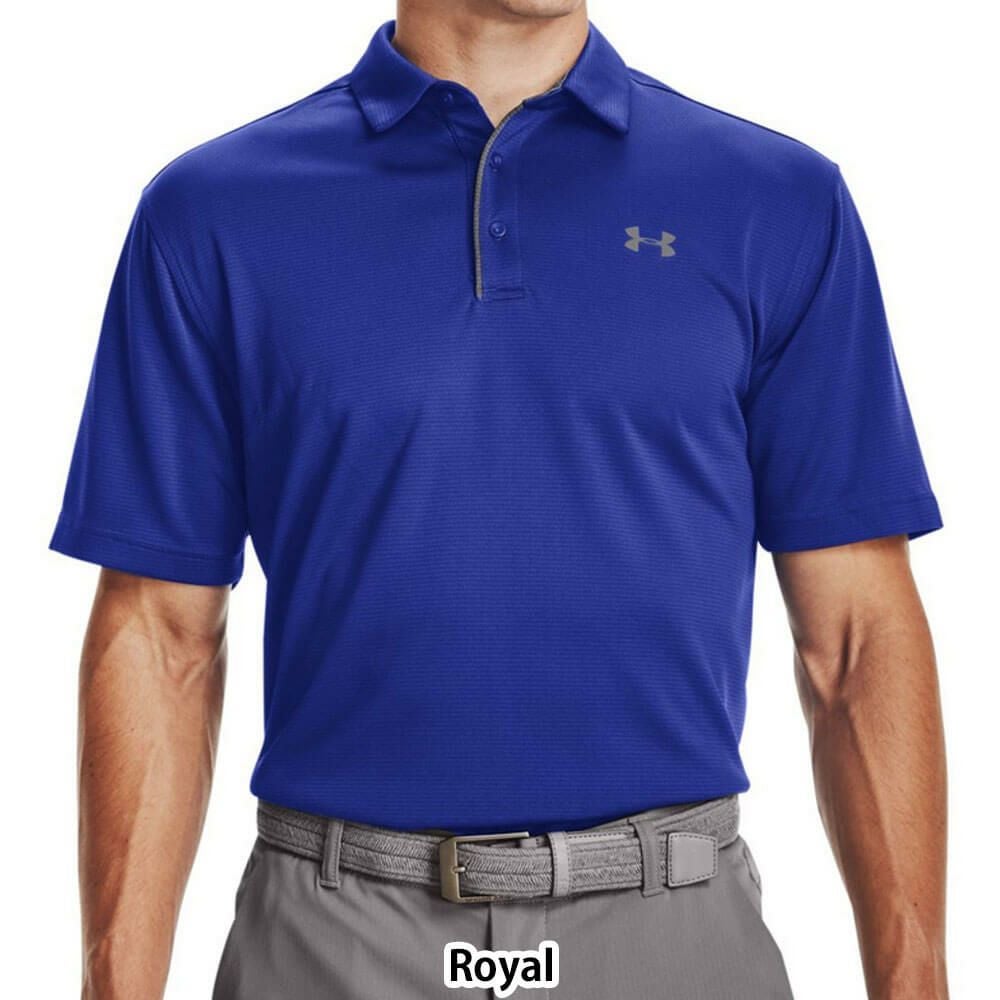 アンダーアーマー UNDER ARMOUR　メンズ 4WAYストレッチ UVケア 半袖 ポロシャツ 1290140 400 Royal（400）