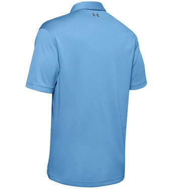 アンダーアーマー UNDER ARMOUR　メンズ 4WAYストレッチ UVケア 半袖 ポロシャツ 1290140 475 Carolina Blue 詳細2