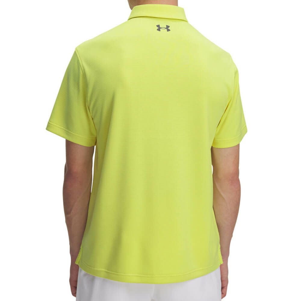 アンダーアーマー UNDER ARMOUR　メンズ 4WAYストレッチ UVケア 半袖 ポロシャツ 1290140 728 Sonic Yellow 詳細2