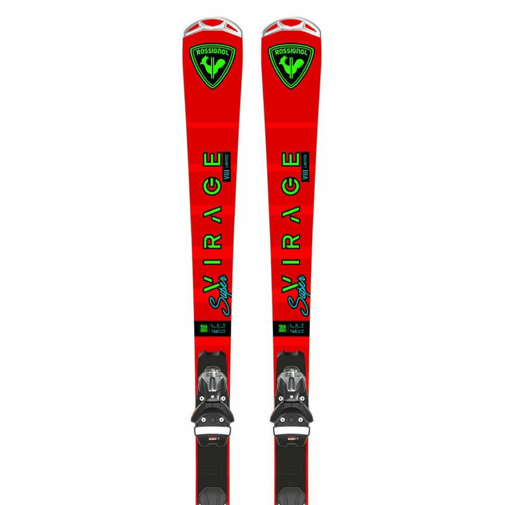 ロシニョール ROSSIGNOL SUPER VIRAGE VIII LTD R22 + SPX 14 ROCKERACE GW BK RED スーパー ヴィラージュ VIII LTD R22 スキー板 ビンディングセット 2025-2026