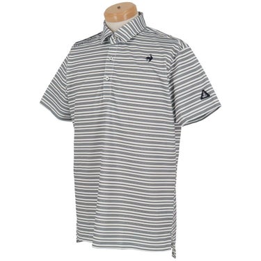 ルコック Le coq sportif　メンズ ボーダー柄 半袖 ポロシャツ LG5SHS10M　2025年モデル　詳細7
