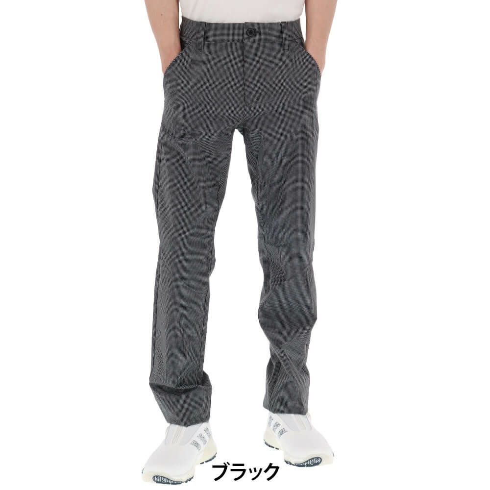 ルコック Le coq sportif　メンズ ギンガムチェック ロングパンツ LG5SLP03M　2025年モデル　詳細2