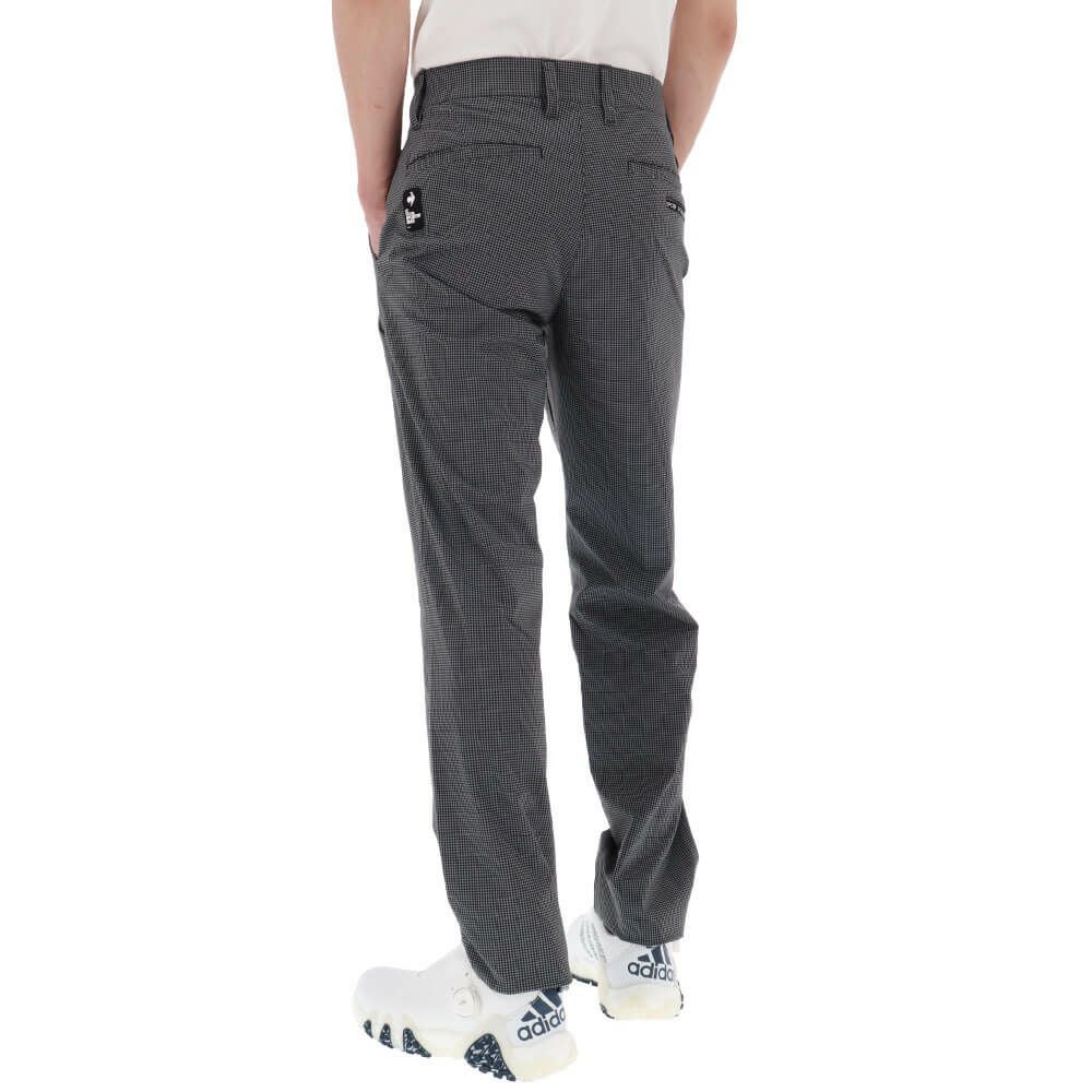 ルコック Le coq sportif　メンズ ギンガムチェック ロングパンツ LG5SLP03M　2025年モデル　詳細4