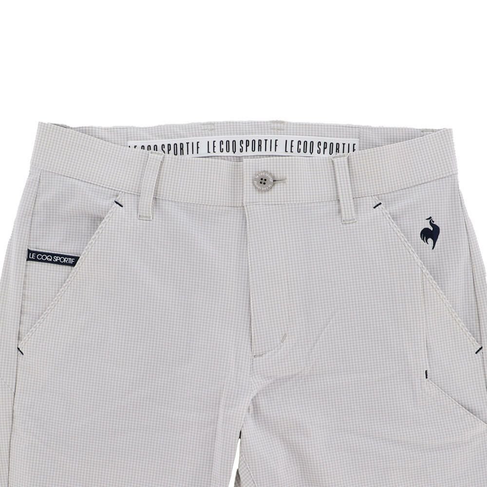 ルコック Le coq sportif　メンズ ギンガムチェック ロングパンツ LG5SLP03M　2025年モデル　詳細10