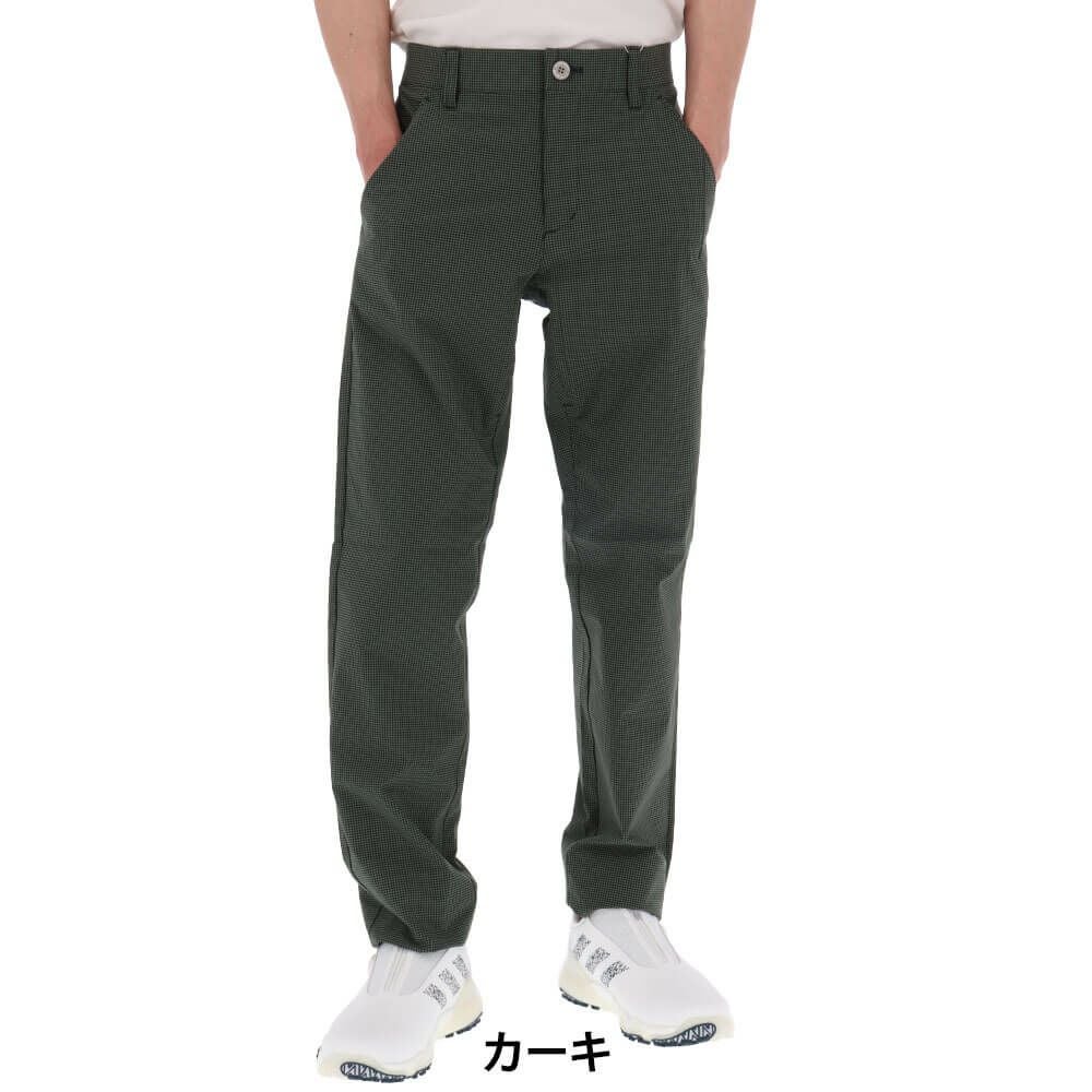 ルコック Le coq sportif メンズ ギンガムチェック ロングパンツ
