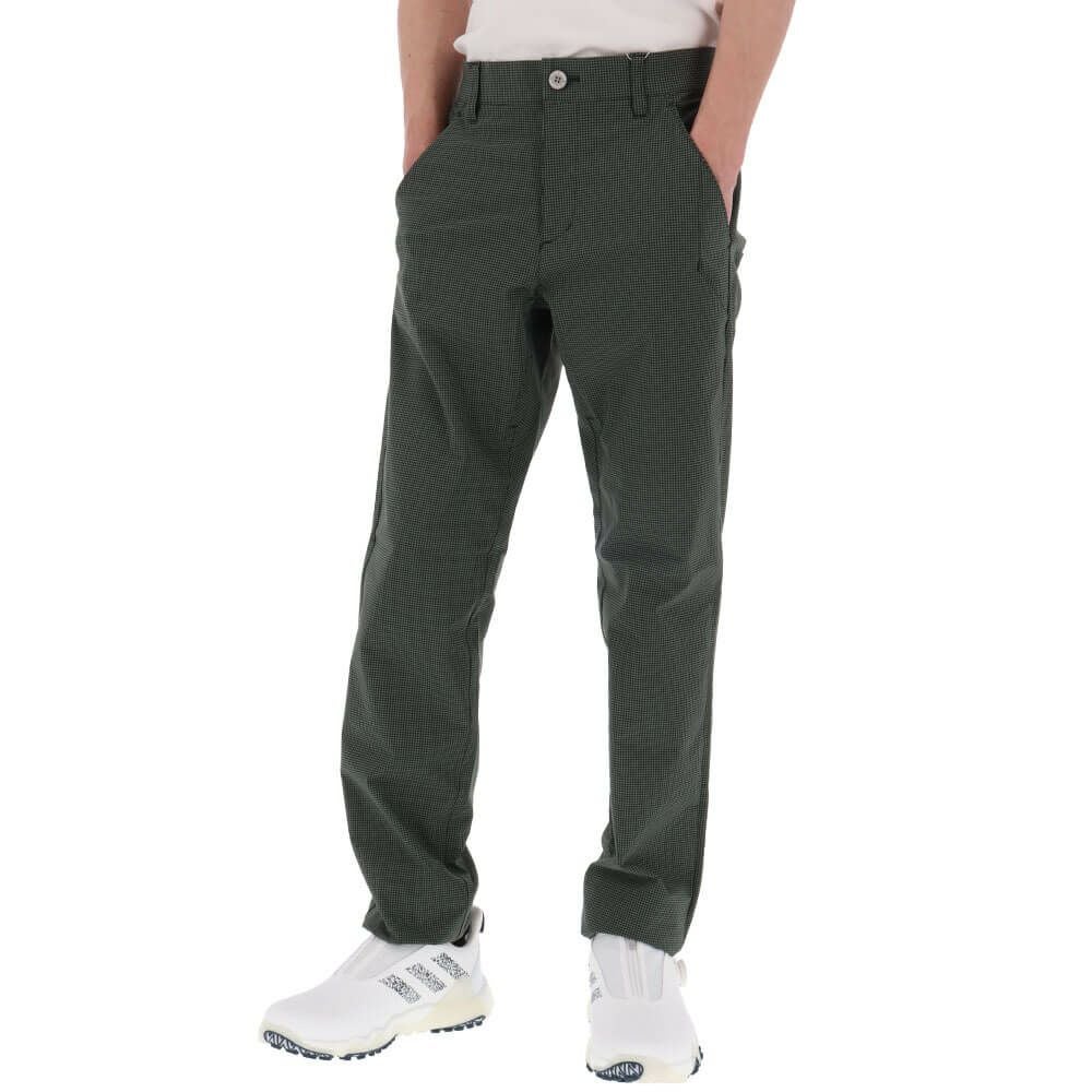 ルコック Le coq sportif メンズ ギンガムチェック ロングパンツ