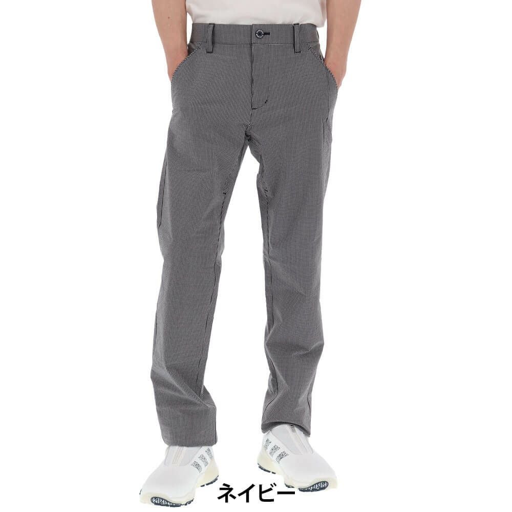 ルコック Le coq sportif　メンズ ギンガムチェック ロングパンツ LG5SLP03M　2025年モデル　詳細16