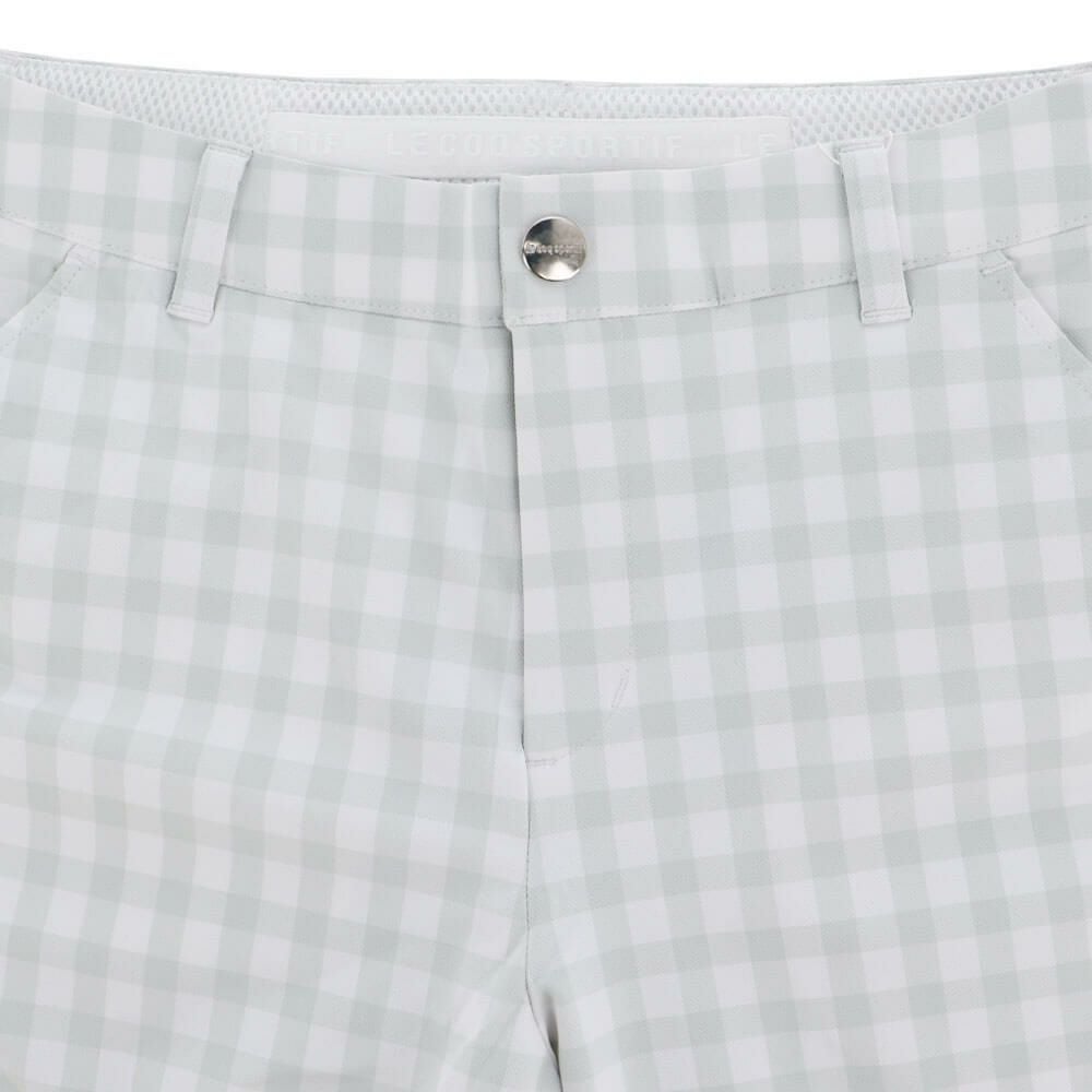 ルコック Le coq sportif　レディース ギンガムチェック 9分丈 パンツ LG5SLP50L　2025年モデル　詳細5