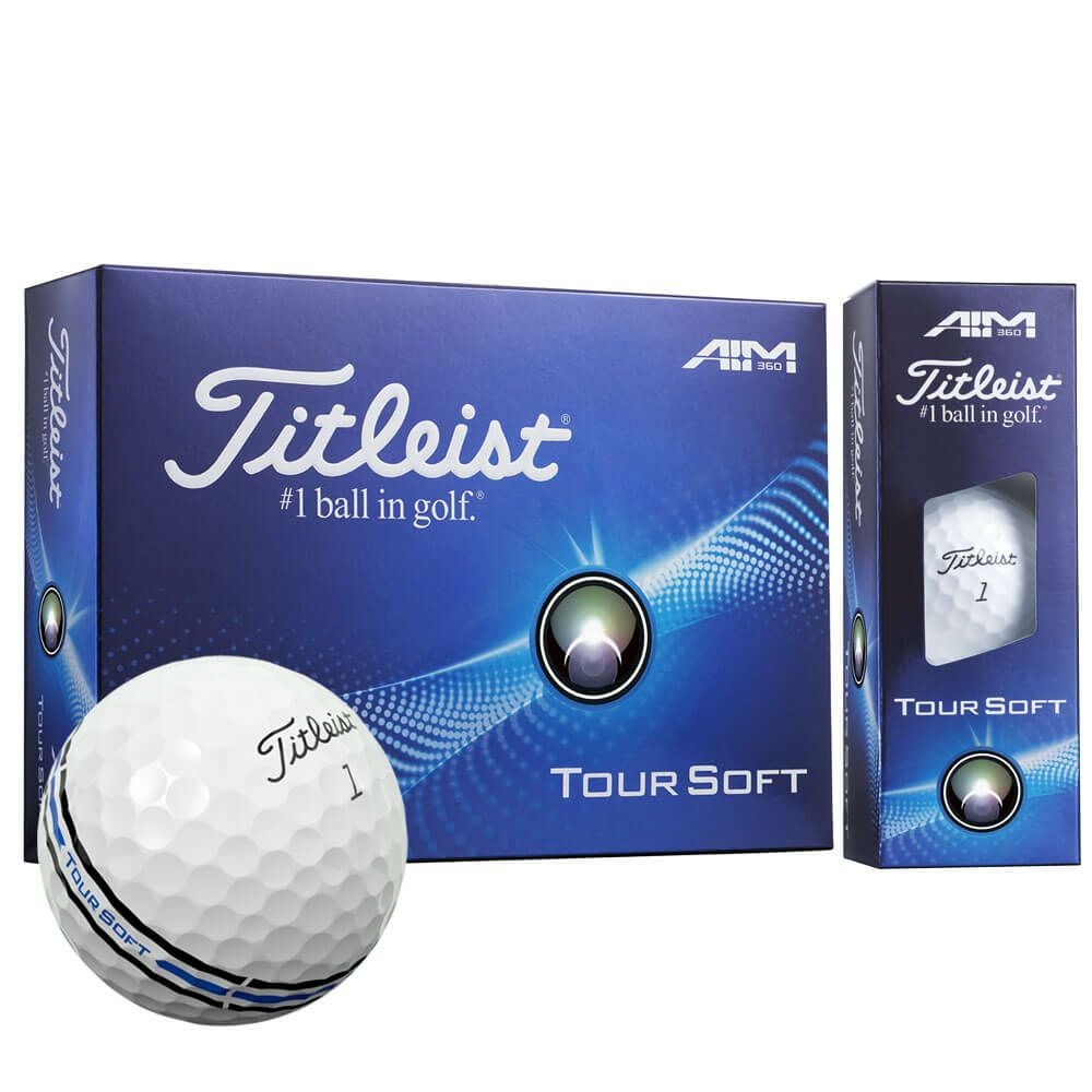 タイトリスト TOUR SOFT エイム 360 ゴルフボール 1ダース（12球入り