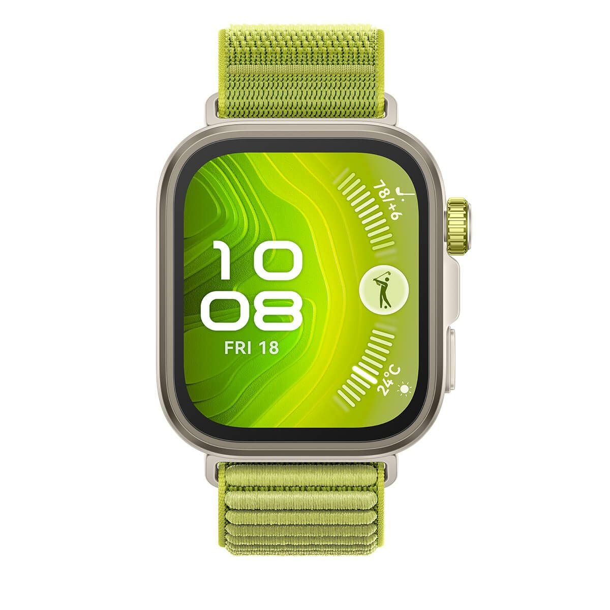 HUAWEI ファーウェイ　WATCH FIT 4 Pro グリーン ナイロンベルト　SYA-B29-GRE　詳細2