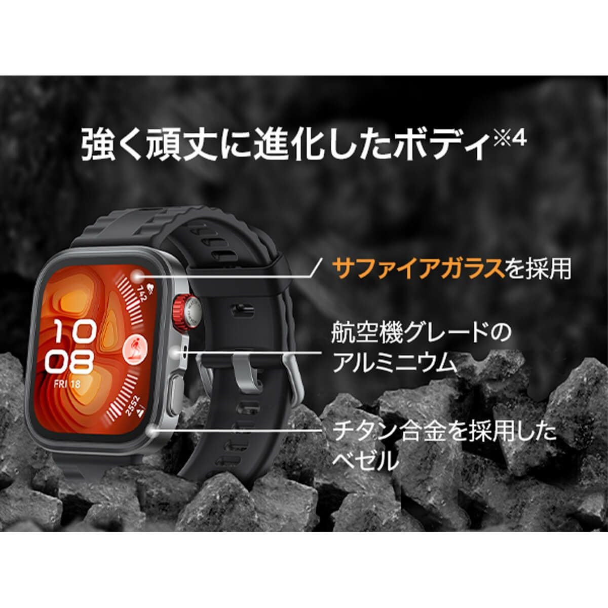 HUAWEI ファーウェイ　WATCH FIT 4 Pro グリーン ナイロンベルト　SYA-B29-GRE　詳細10