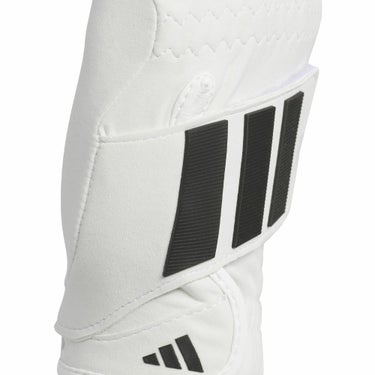 アディダス adidas　PRO パームラップ メンズ ゴルフグローブ KVH43 JE7180 ホワイト　2025年モデル 詳細2