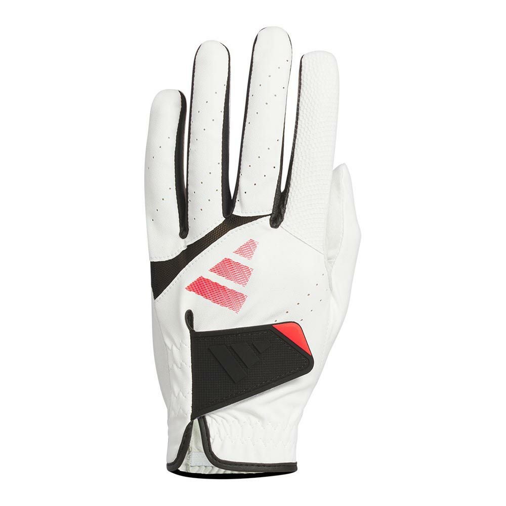 アディダス adidas ADIZERO アディゼロ メンズ ゴルフグローブ KVH42 JE7177 ホワイト/ルシッドレッド 2025年モデル