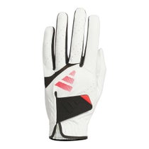 アディダス adidas　ADIZERO アディゼロ メンズ ゴルフグローブ KVH42 JE7177 ホワイト/ルシッドレッド　2025年モデル