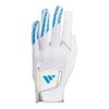 アディダス adidas　COOL クール ハイグリップ25 メンズ ゴルフグローブ KVH41 JE7174 ホワイト/ブライトブルー　2025年モデル