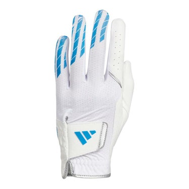 アディダス adidas　COOL クール ハイグリップ25 メンズ ゴルフグローブ KVH41 JE7174 ホワイト/ブライトブルー　2025年モデル
