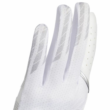 アディダス adidas　COOL クール ハイグリップ25 メンズ ゴルフグローブ KVH41 JE7175 ホワイト/グレーツー　2025年モデル 詳細2