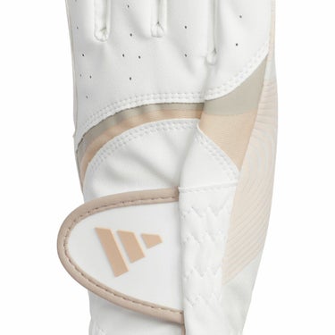 アディダス adidas　W ADIZERO ライト ＆ コンフォート ペア 両手用 　レディース ゴルフグローブ KVH44 JE7183 ホワイト/ワンダータープ　2025年モデル 詳細2