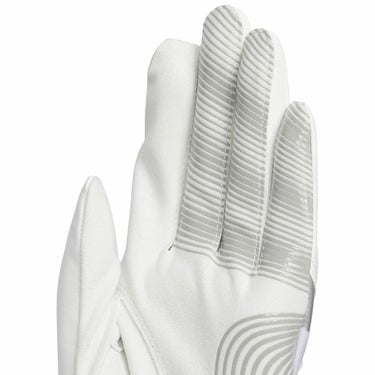 アディダス adidas　W ADIZERO ライト ＆ コンフォート ペア　両手用 レディース ゴルフグローブ KVH44 JE7182 ホワイト/グレーツー　2025年モデル 詳細1