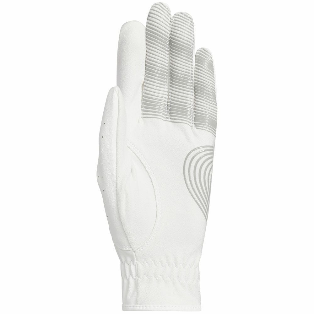 アディダス adidas　W ADIZERO ライト ＆ コンフォート レディース ゴルフグローブ KVH38 JE7156 ホワイト/グレーツー　2025年モデル 詳細1