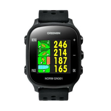 グリーンオン ザ・ゴルフウォッチ THE GOLF WATCH GN301　腕時計型 GPSゴルフナビ　ブラック ブラック 詳細4