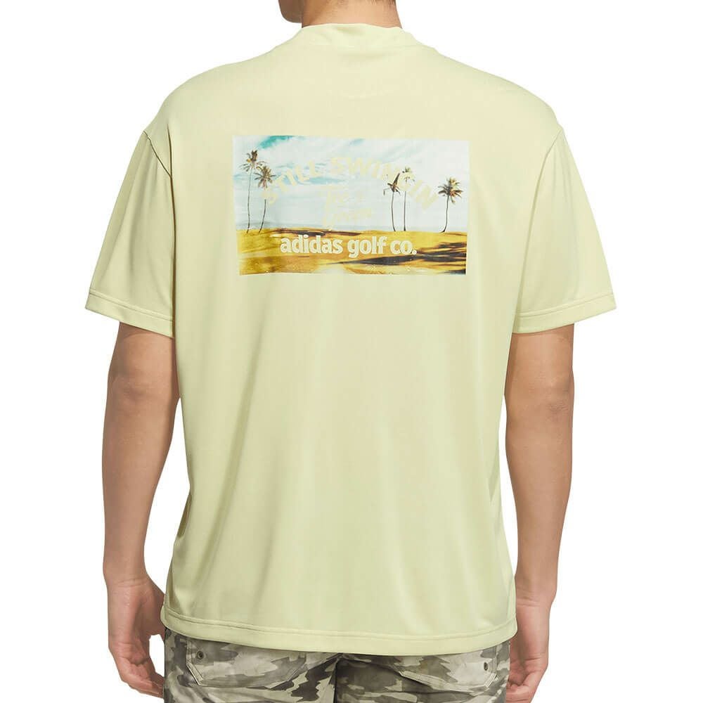 アディダス adidas HEAT.RDY バックグラフィック モックネック Tシャツ