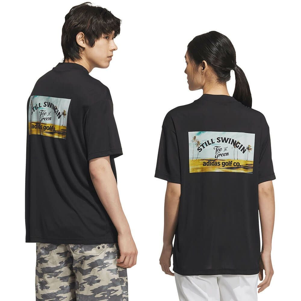 アディダス adidas　HEAT.RDY バックグラフィック モックネック Tシャツ KTI83　2025年モデル 詳細8