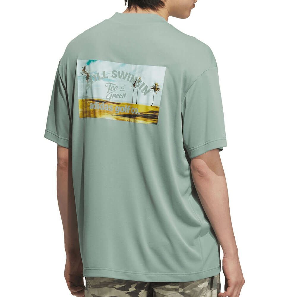 アディダス adidas　HEAT.RDY バックグラフィック モックネック Tシャツ KTI83　2025年モデル 詳細16