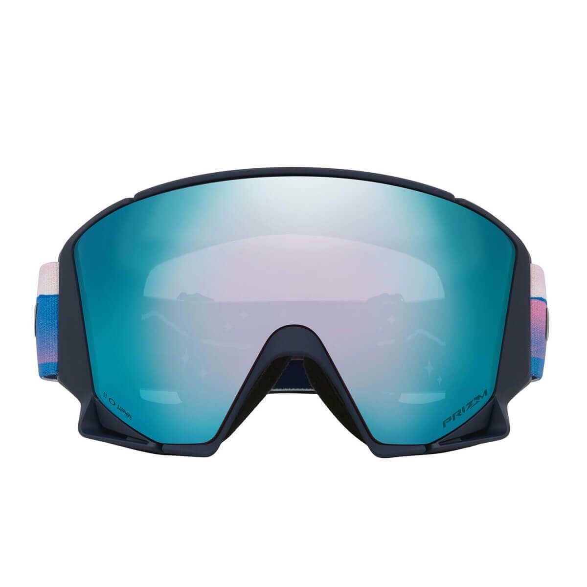 オークリー OAKLEY　FLOW SCAPE L ASIA フローエスケイプ ボーナスレンズ付き MIKEALA SHIFFRIN SIGNATURE/PRIZM SAPPHIRE IRIDIUM ＆ PRIZM ICED IRIDIUM　スキー スノーボードゴーグル 2025-2026 詳細2