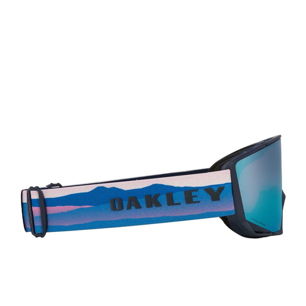 オークリー OAKLEY　FLOW SCAPE L ASIA フローエスケイプ ボーナスレンズ付き MIKEALA SHIFFRIN SIGNATURE/PRIZM SAPPHIRE IRIDIUM ＆ PRIZM ICED IRIDIUM　スキー スノーボードゴーグル 2025-2026 詳細5